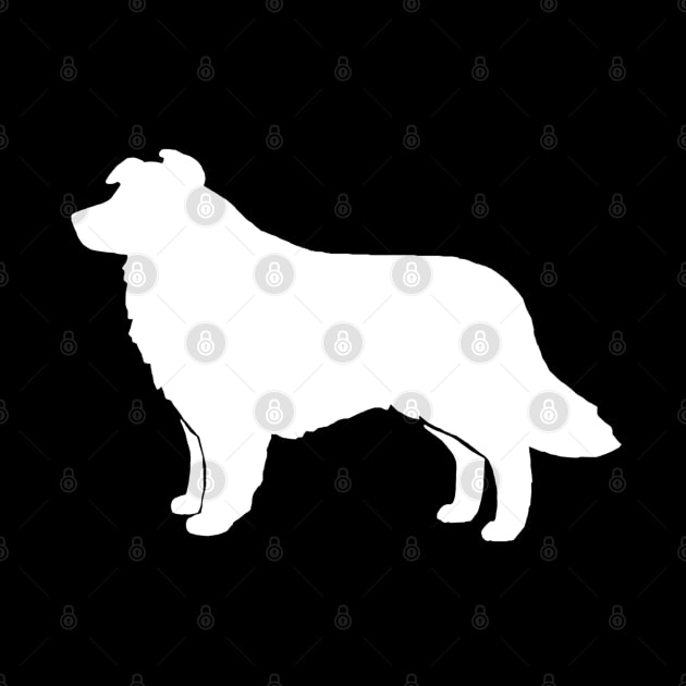 Border Collie Silhouette by Coffee Squirrel