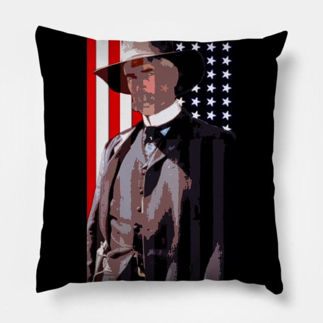 sam eliott Pillow by oryan80