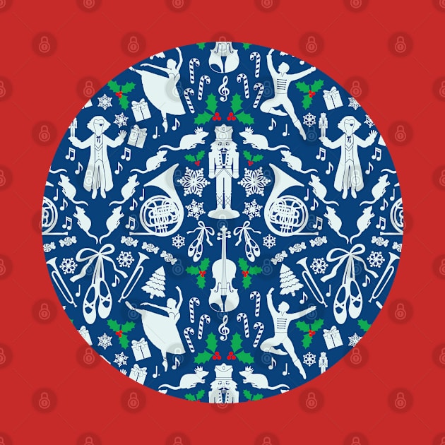 Nutcracker Ballet Christmas pattern by Jennifer Ladd