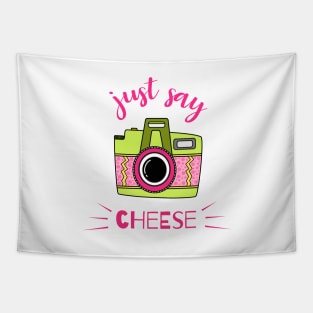 just say cheese Tapestry