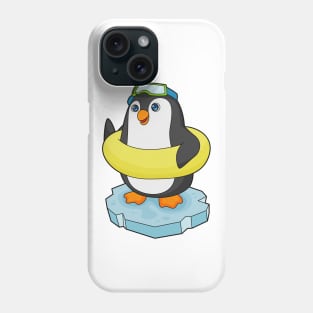 Penguin Ice floe Swimming Lifebuoy Phone Case