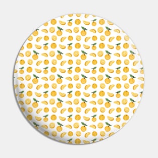 Lemon pattern Pin