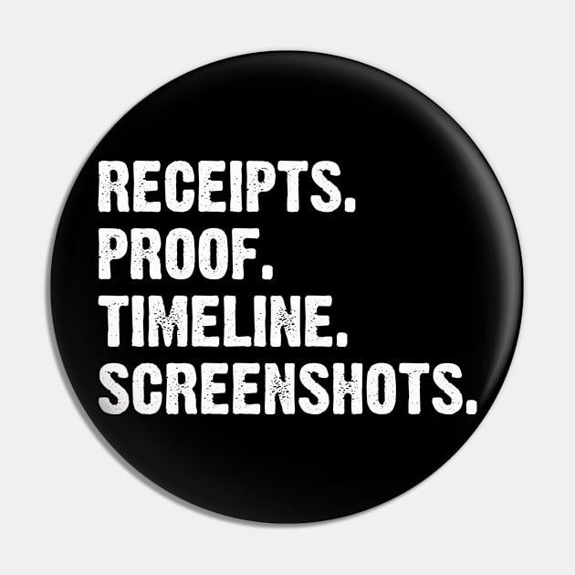 Receipts Proof Timeline Screenshots Funny Pin by Zimmermanr Liame