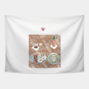 date night valentines day card brunch Tapestry