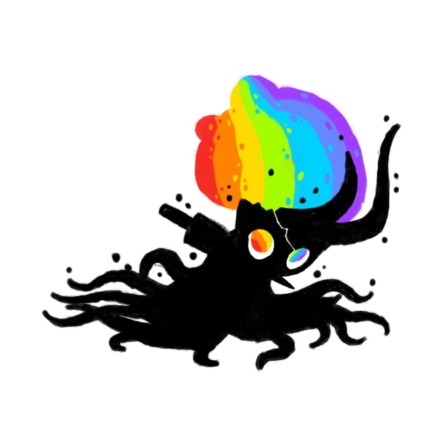 Rainbow Broken Vessel [BLACK] by cobaltoast