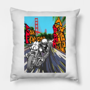 San Francisco Bay Area Moto Meetup Pillow
