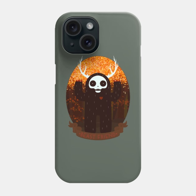 Are You My Beast Friend? Phone Case by Meowlentine
