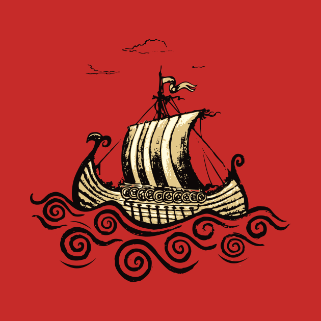 Viking ship by mangulica