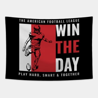 The American Football League Win The Day, Play Hard, Smart & Together Tapestry