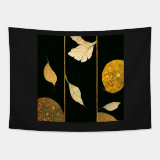 Botanical abstract nights Tapestry