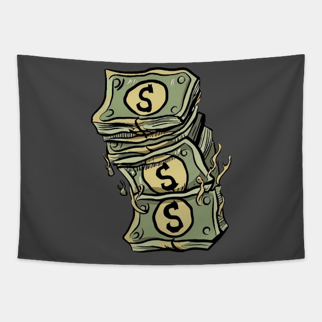 Money Money Tapestry by culturageek