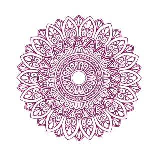 Mandala (magenta) T-Shirt