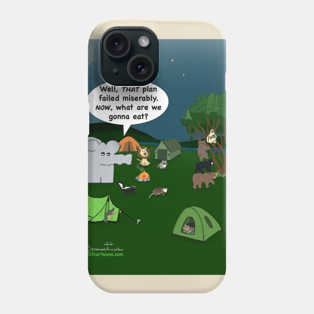 Enormously Funny Cartoons Bear Antics Phone Case by Enormously Funny Cartoons