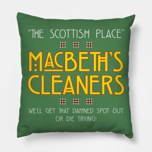 MacBeth's Cleaners Pillow