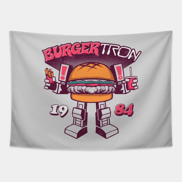 BurgerTRON '84 Tapestry by GiMETZCO!