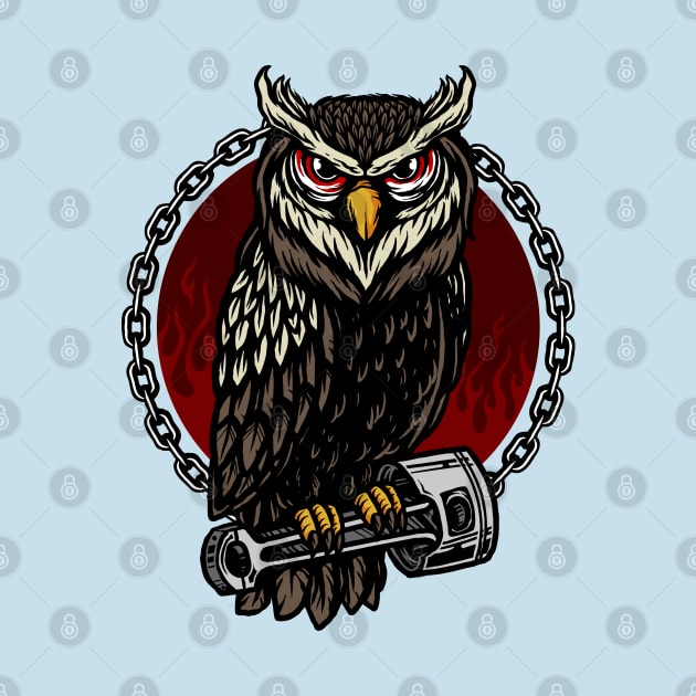 Owl Piston by Mako Design 