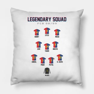 FC Barcelona Legendary 08/09 Line up Pillow