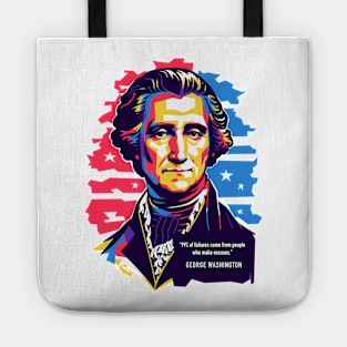 George Washington pop art Tote