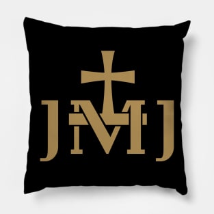 JMJ Jesus Mary Joseph Insignia Pillow