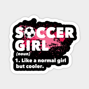 Soccer Girl Magnet