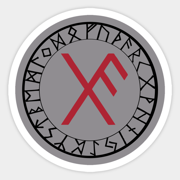 Good Luck and Success Rune - Gibu Auja - Good Luck - Sticker | TeePublic