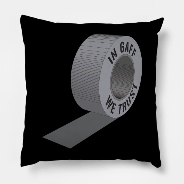 Audio Engineer Duct Tape Pillow by All-About-Words