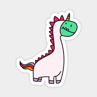 Wannabe Unicorn Dinosaur Magnet