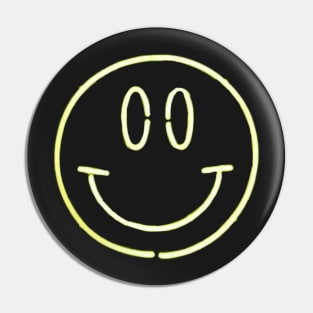 neon smile Pin