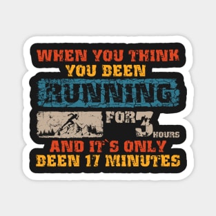 Funny Skyrunning Trail Running quote Magnet