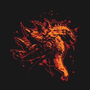 Godzilla 2014 Paint Splatter Hot Design T-Shirt