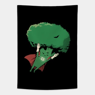 Super Broccoli Vegan Hero by Tobe Fonseca Tapestry