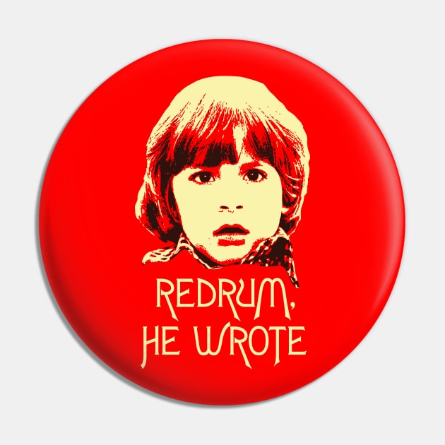 Redrum, He Wrote (cream) Pin by daparacami