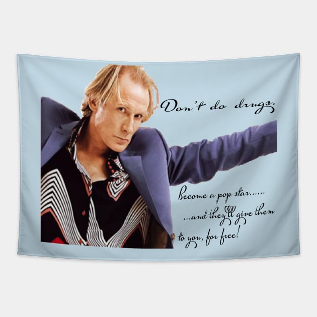 Billy Mack Advice Tapestry by rmcox20