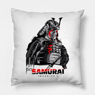 Samurai Illustration Pillow
