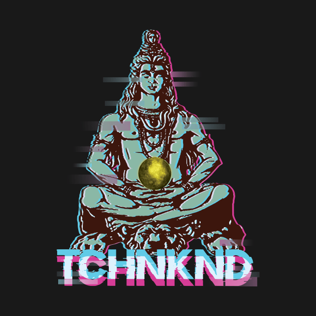 Technokind Tshirt Buddha by avshirtnation