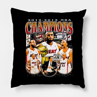 Miami 2012-13 NBA Champions Pillow