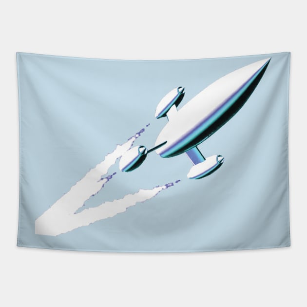 Rocket 1 Tapestry by RR_Designs