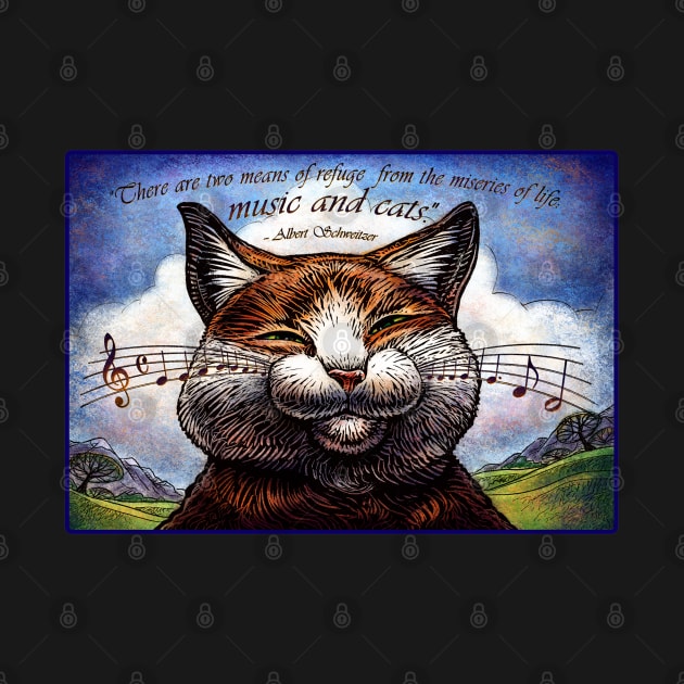 Music Cat by ChetArt