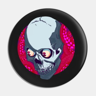 Eyeball Skull Pin