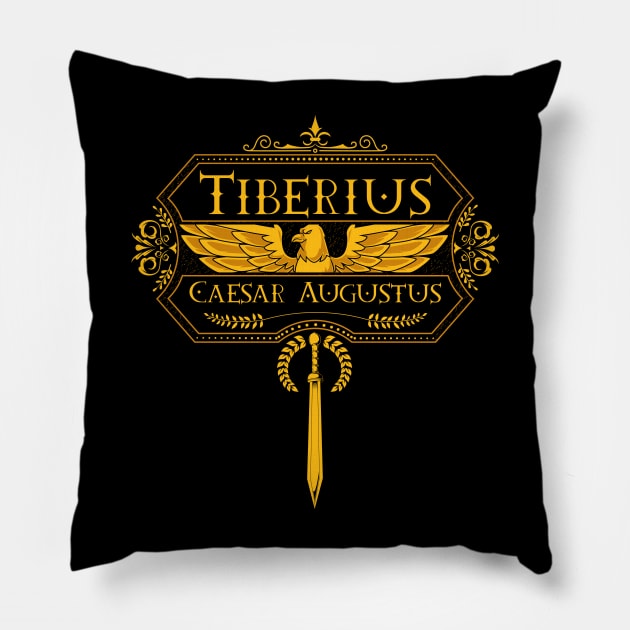 Roman Emperor - Tiberius Pillow by Modern Medieval Design