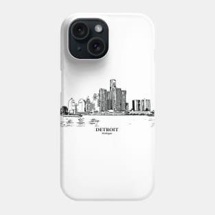 Detroit - Michigan Phone Case