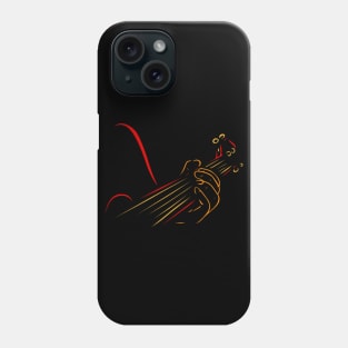 Guitar Playing Left Hand Phone Case