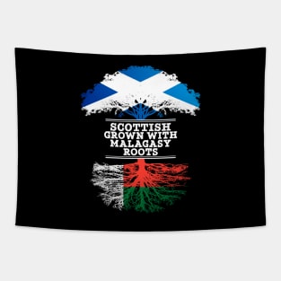 Scottish Grown With Malagasy Roots - Gift for Malagasy With Roots From Madagascar Tapestry