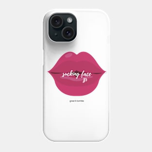 SUCKING FACE (Light) Phone Case