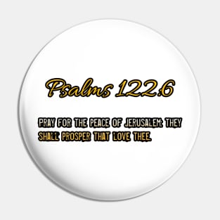 Psalms 122:6 Pin