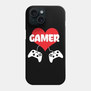 Gamer Heart With Video Game Controller Phone Case