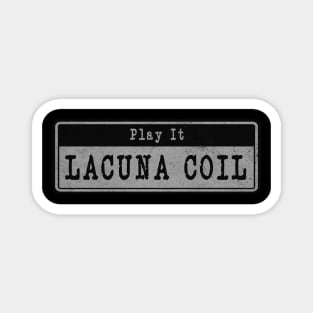 Lacuna Coil // Vintage Fanart Magnet