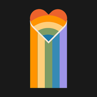 Pride Month Rainbow Heart T-Shirt