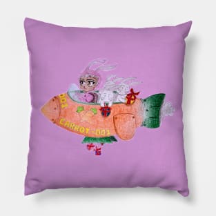 The Pink Bunnygirl Pillow