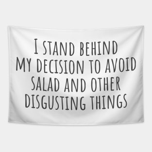 Salad and Other Disgusting Things Tapestry